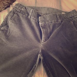 Womens Eddie Bauer gray cord trousers